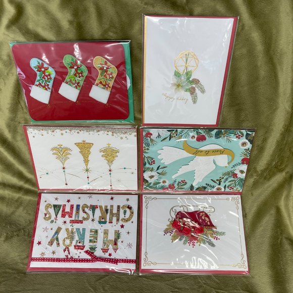 Papyrus Hand-Crafted Holiday Card Collection with Keepsake Box - Set of 24, NWOT - Picture 4 of 10